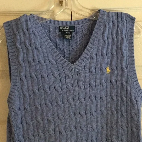 Polo Cornflower Blue Vest - Picture 2 of 4